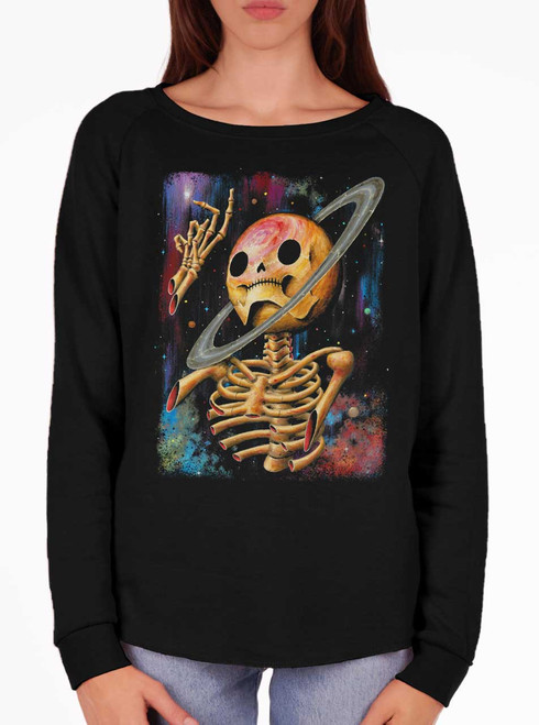 Glimmer of Light - Multicolor on Black Women's California Sweatshirt Glimmer of Light - Multicolor on Black Women's California Sweatshirt