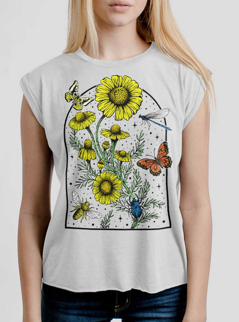 Respect the Locals - Multicolor on White Women's Rolled Cuff T-Shirt