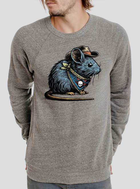 Bandito - Multicolor on Heather Grey Triblend Men's Sweatshirt
