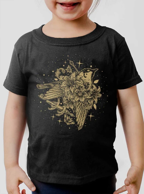Vita Brevis - Multicolor on Black Toddler T-Shirt