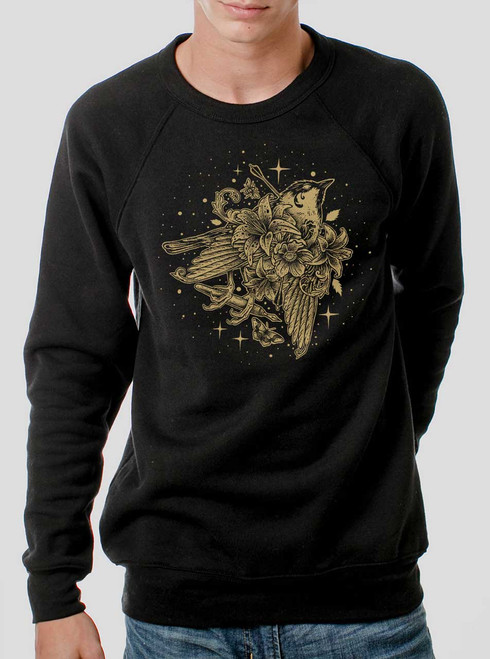 Vita Brevis - Multicolor on Black Men's Sweatshirt