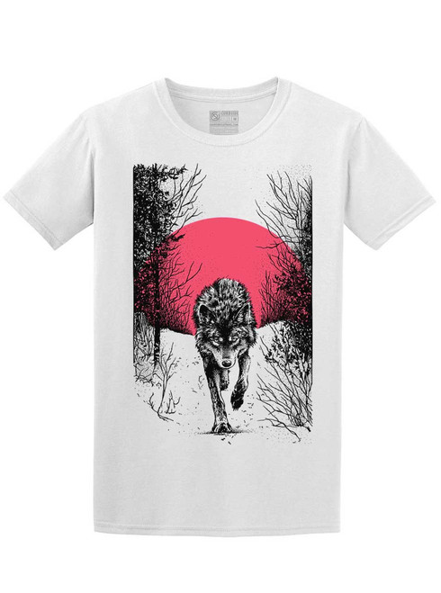Grey Wolf - White Unisex T-Shirt