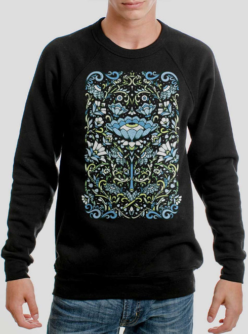 Touch Grass - Multicolor on Black Men's Sweatshirt