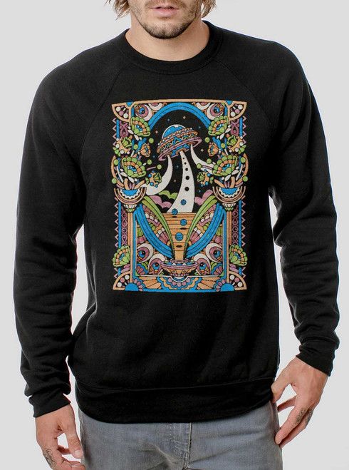 UAP - Multicolor on Black Men's Sweatshirt