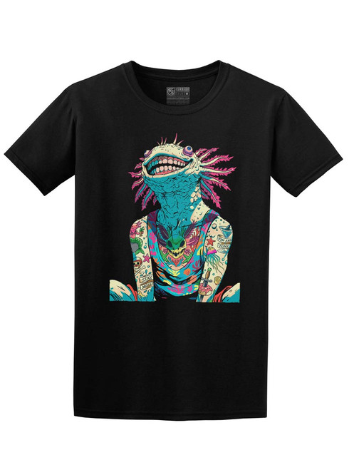 Axolotl - Black Unisex T-Shirt