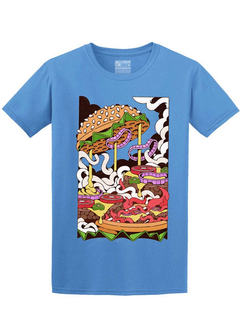 Cheeseburger - Iris Unisex T-Shirt