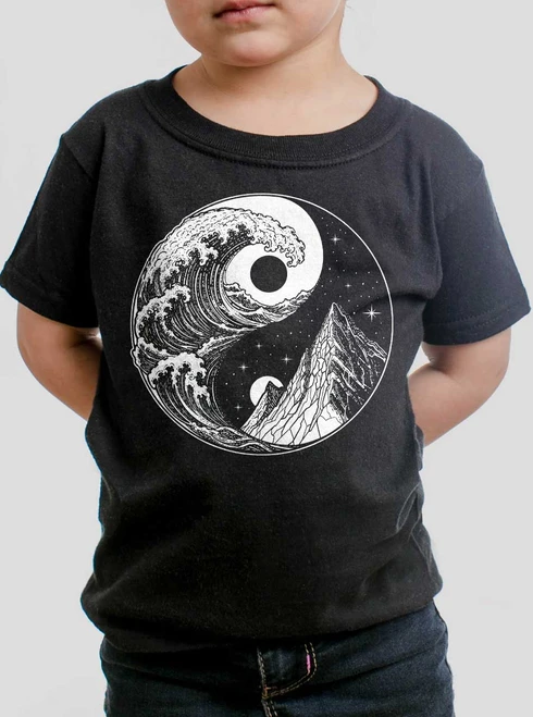 Duality - White on Black Toddler T-Shirt