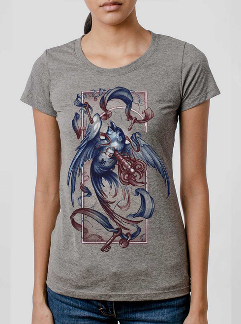 Human Weakness - Multicolor on Heather Grey Triblend Junior Womens T-Shirt