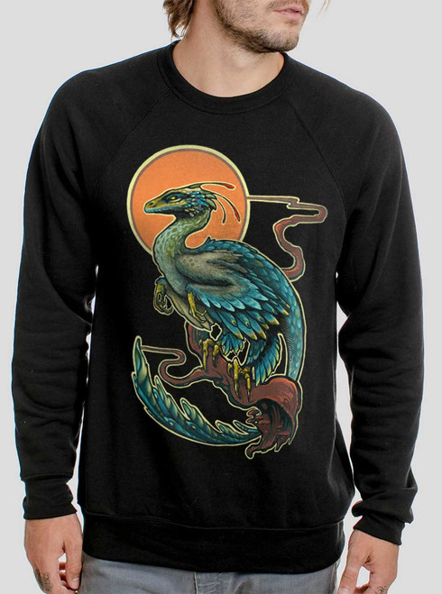 Evolve - Multicolor on Black Men's Sweatshirt