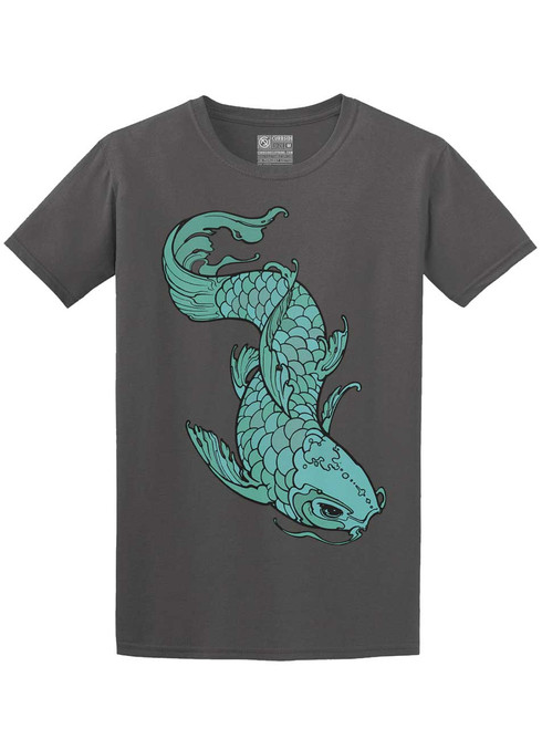 Koi - Charcoal Unisex T-Shirt