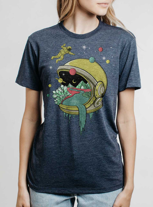 Deep Space - Multicolor on Mens T Shirt - Curbside Clothing Deep Space - Multicolor on Mens T Shirt - Curbside Clothing