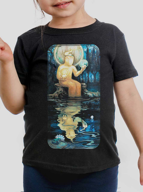 Reflection - Multicolor on Black Toddler T-Shirt