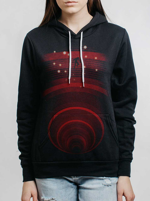 Abyss - Multicolor on Black Men's Pullover Hoodie - Curbside Clothing