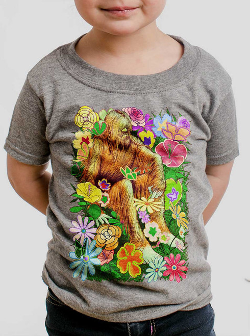 Moose and Mug - Multicolor on Heather Grey Toddler T-Shirt