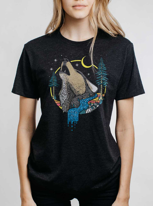 Wolf World - Multicolor on Womens Unisex T Shirt