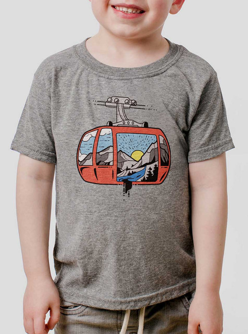 Gondola - Multicolor on Heather Grey Toddler T-Shirt