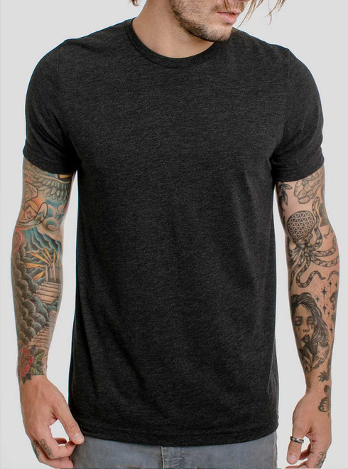 Heathered Black T Shirt - Men's T-Shirts - FREE Shipping