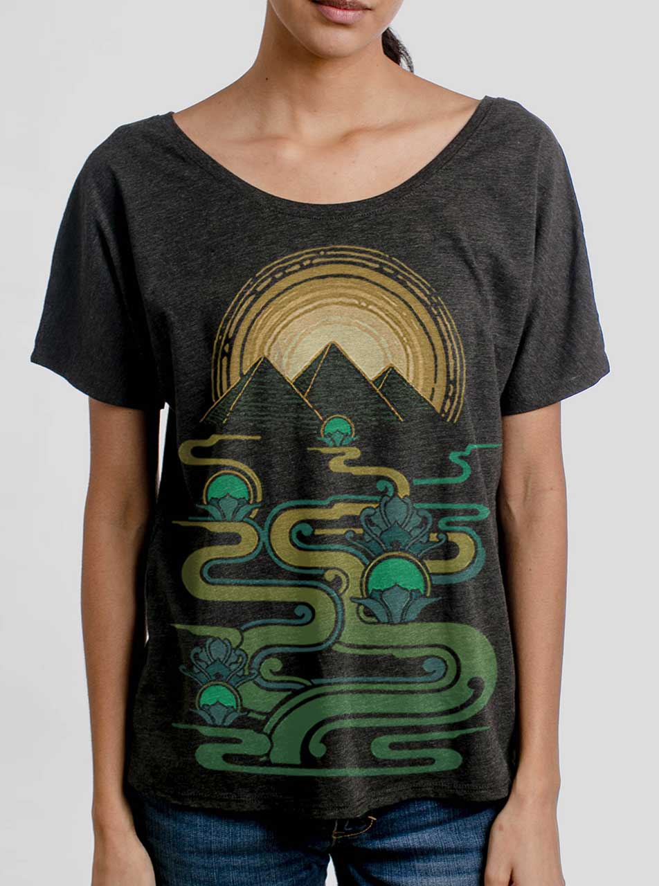 Women's T-Shirts [Out of Print] This is How We Roll Dolman Tee (Heather Grey) (Womens) Go Your Own Way Women's Fashion Slouchy Dolman T-Shirt Tee