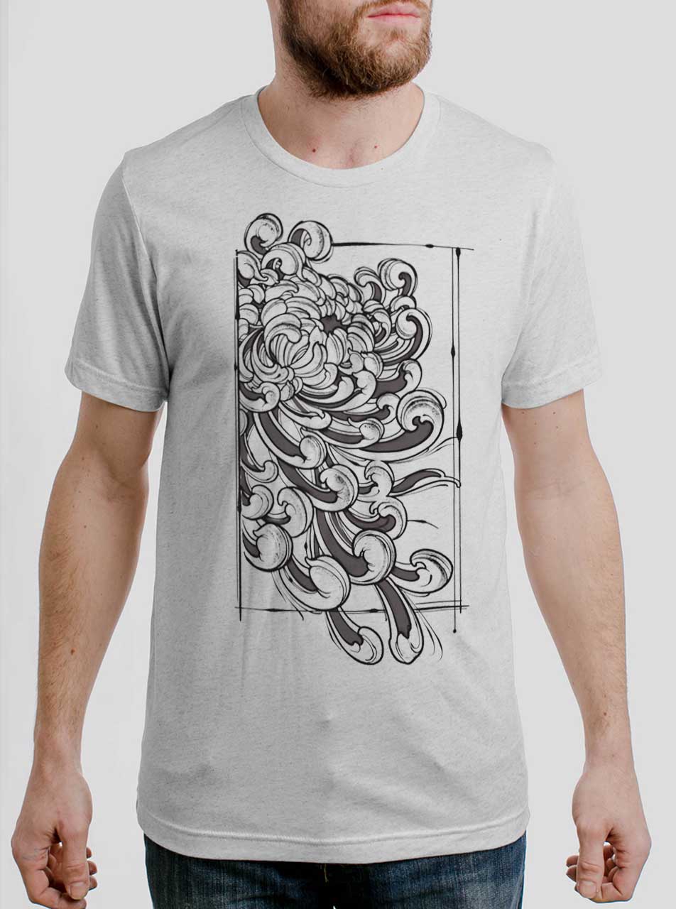 Heather White Triblend Mens 