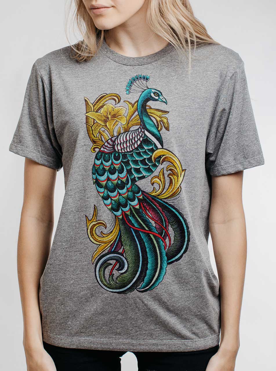 peacock_womens_unisex_tshirt__