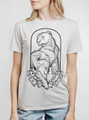 Grizzly - Multicolor on Heather White Triblend Womens Unisex T Shirt