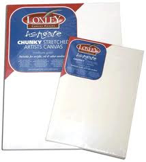 Loxley Ashgate Chunky Stretched Canvas 16 x 12",Pack of 5