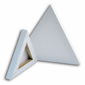 Loxley Triangle Shaped Stretched Canvas 12" Sides, pack of 2