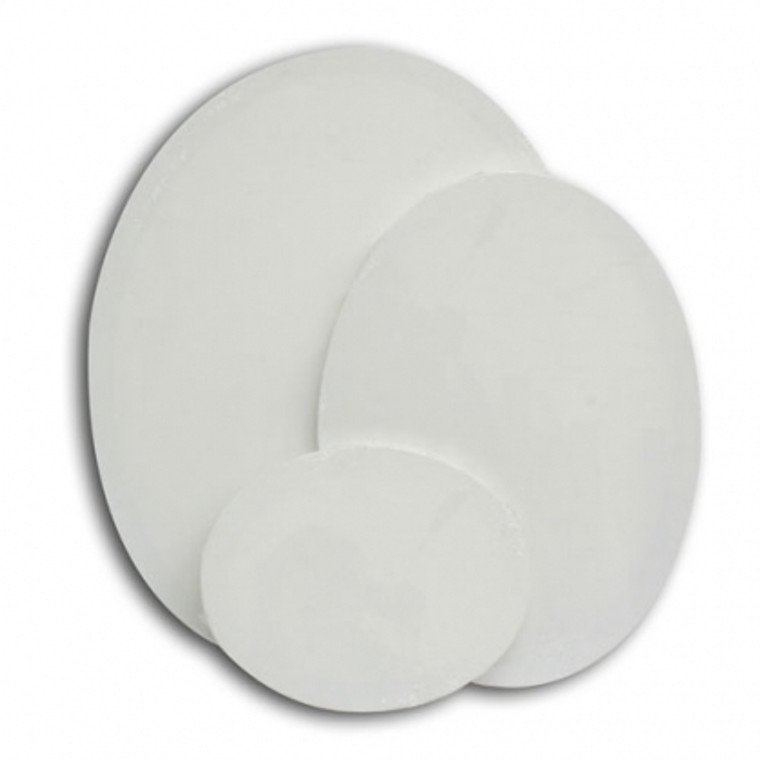 Oval Canvas Panel 20cm x 25 cm, Pack of 6