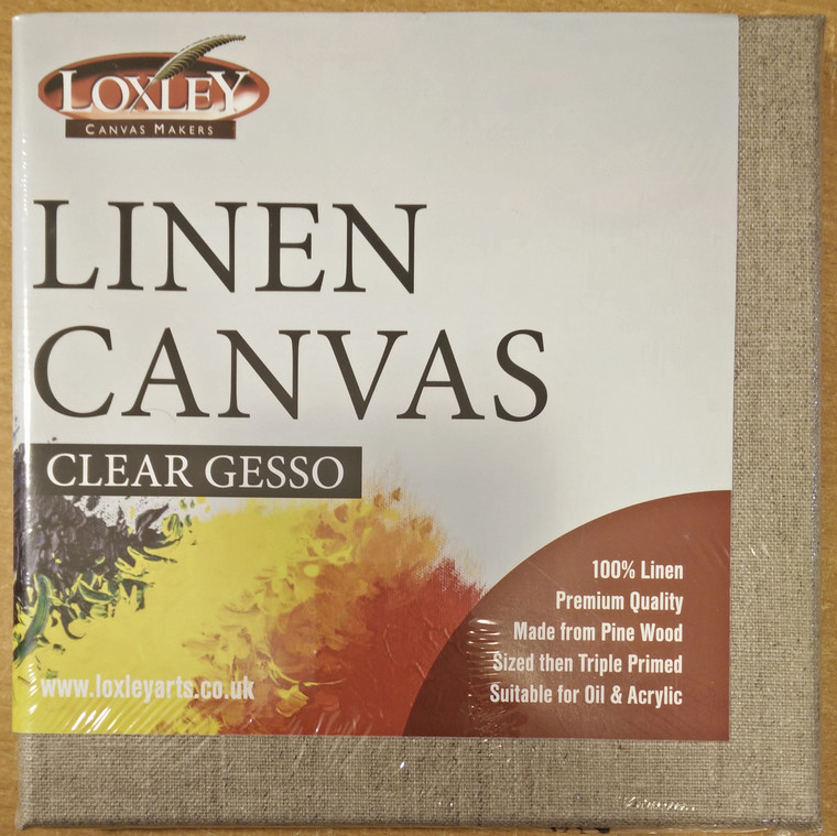 Loxley Linen Stretched Canvas Clear Primed - 16" x 12" (Pack of 5)