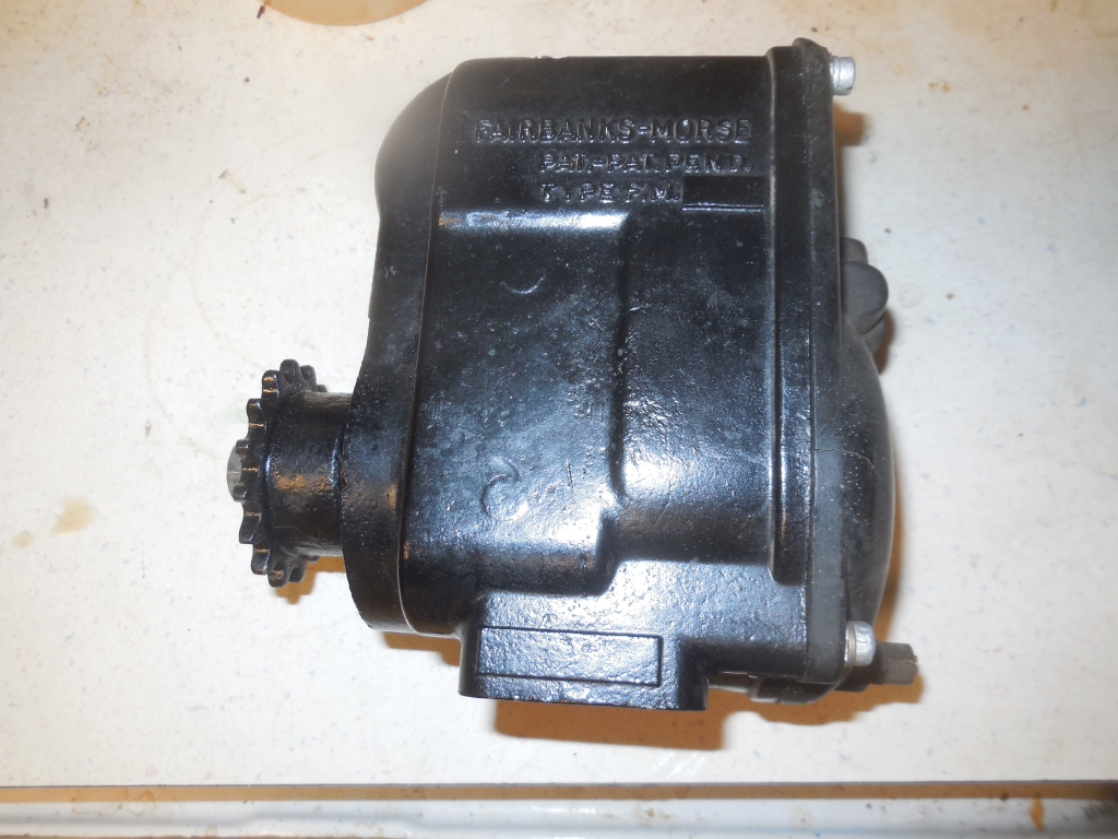 Antique single cylinder stationary engine magneto