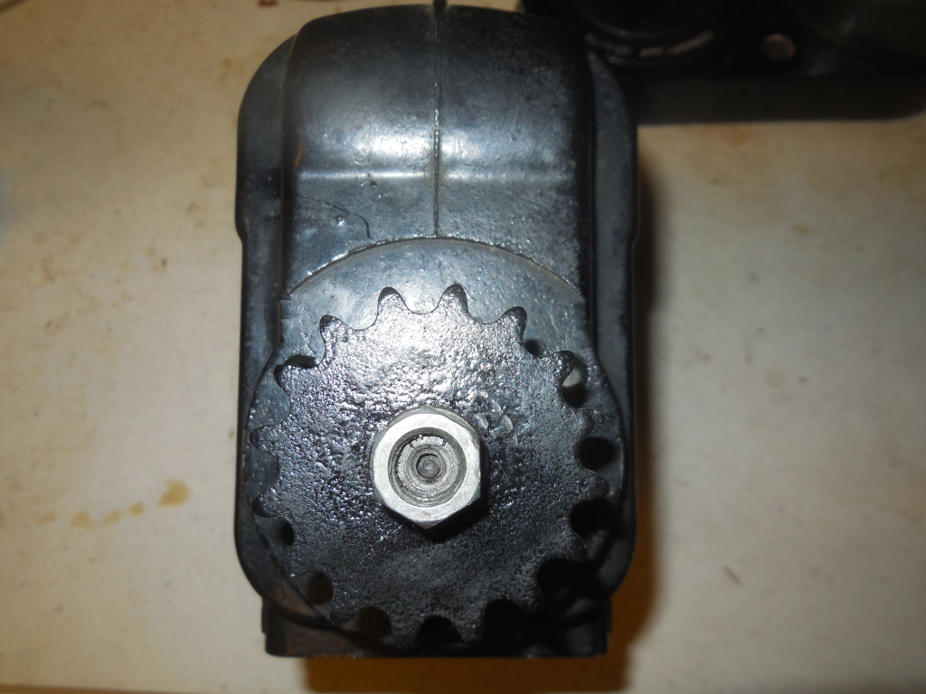 Antique single cylinder stationary engine magneto