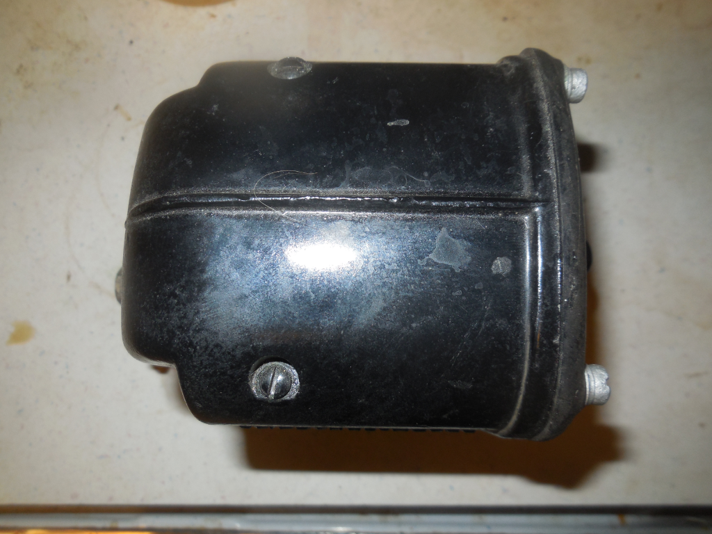 Antique single cylinder stationary engine magneto