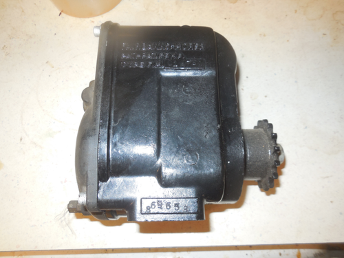 Antique single cylinder stationary engine magneto