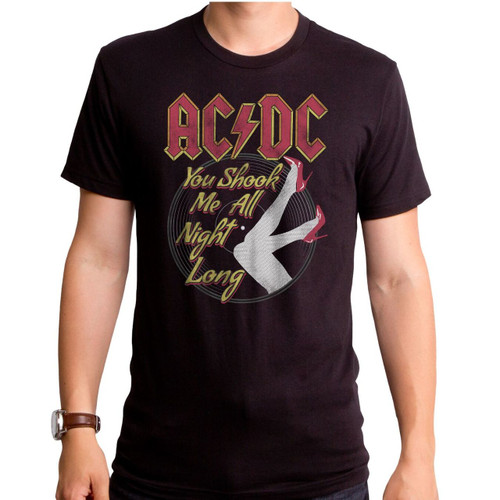 acdc shook me all night long, all night long, ac/dc mens t