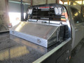 The AT44RWB, the 44 gallon auxiliary tank and wedgebox combo. Designed for Hauler & Flatbeds. Made by: Aluminum Tank & Tank Accessories, Inc. Call us today at 1-800-773-3047.