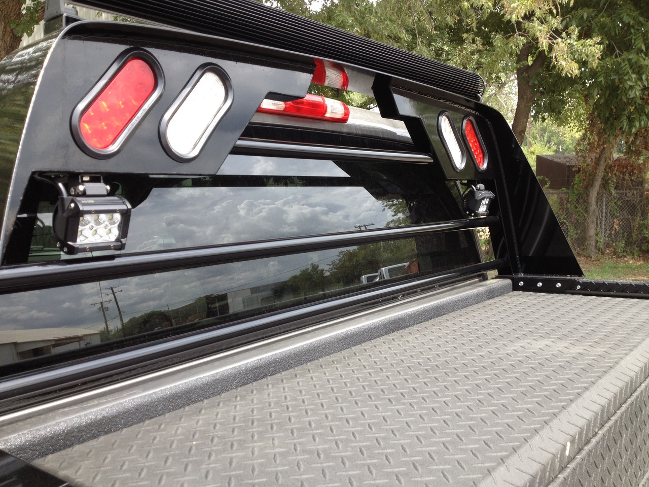 0811 GM/Chevy Headache Rack ALUMINUM TANK & TANK ACCESSORIES, INC