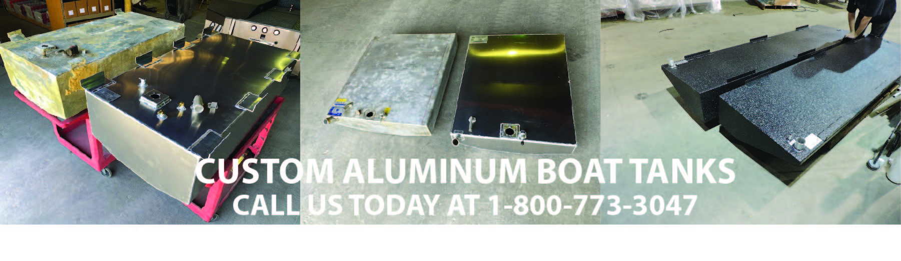 Aluminum Auxiliary Truck Diesel fuel tanks - Aluminum Tanks and