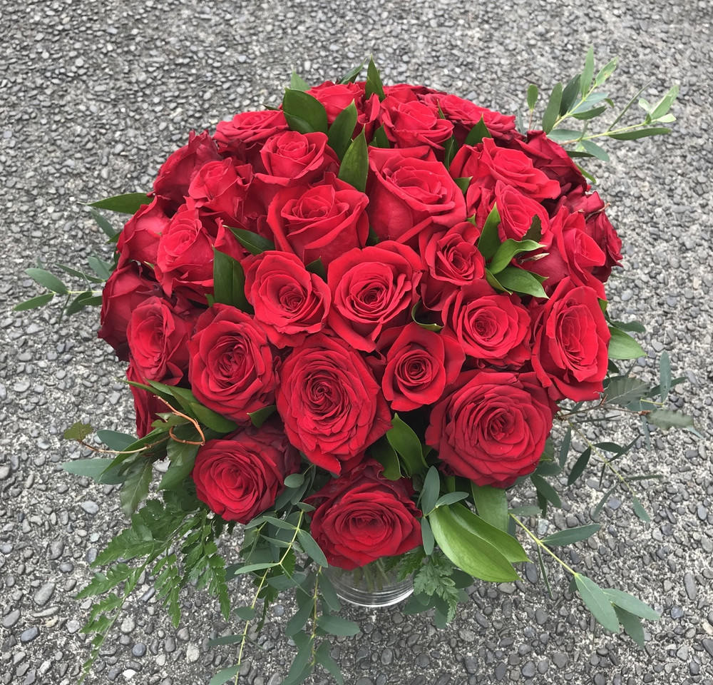36 Roses (Three Dozen) - Bunches Florist