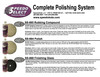 Steps 1, 2 & 3 Auto Polishing System, SS-685, SS-664 & SS-668