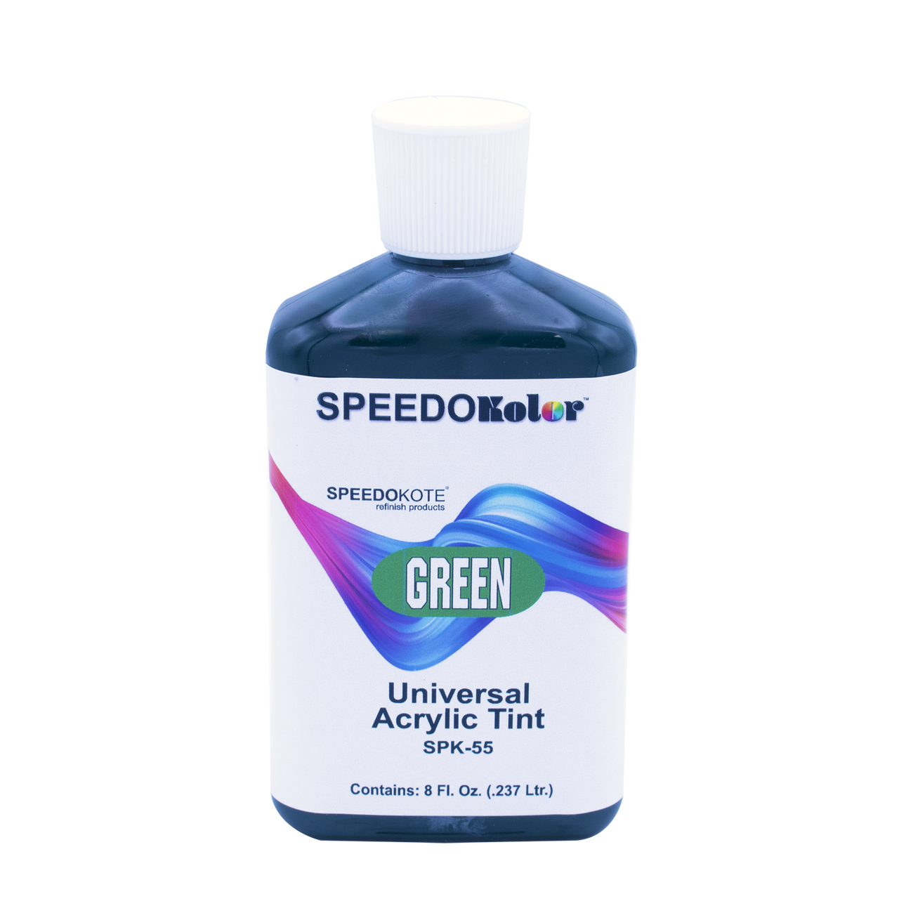 Universal solvent based Green tint, use in Primers, Bed Liner, SPK-55, 8 ounces