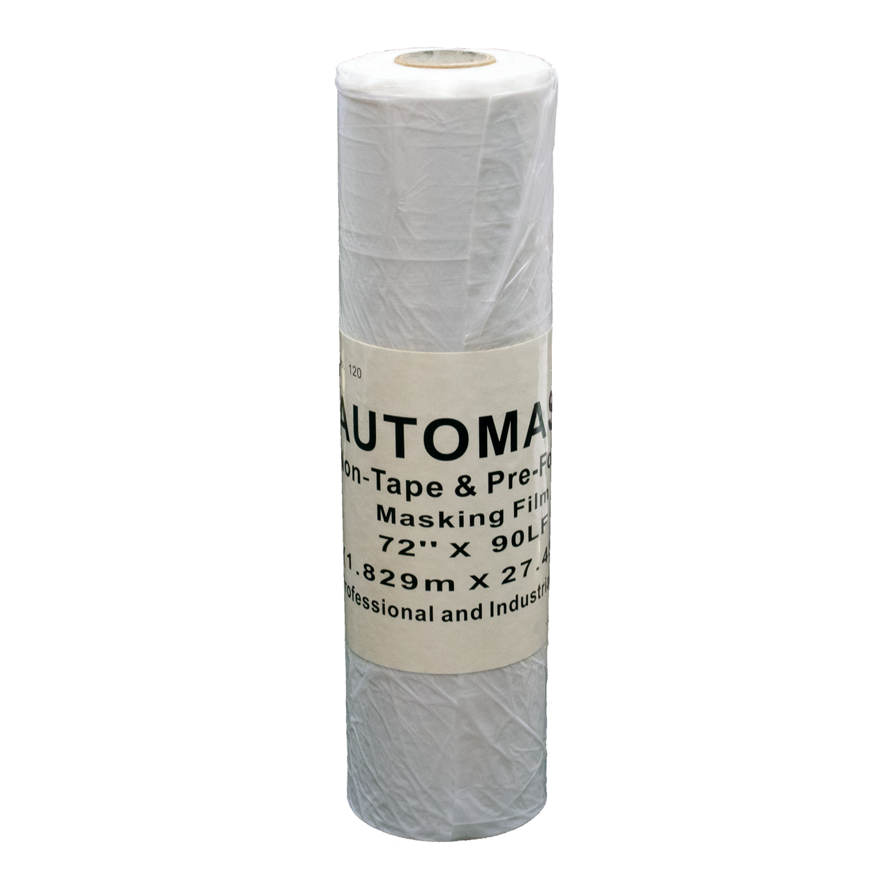 AutoMask Pre-Folded 72" X 90' Plastic Masking Film, 6 ft. X 7.5 ft.