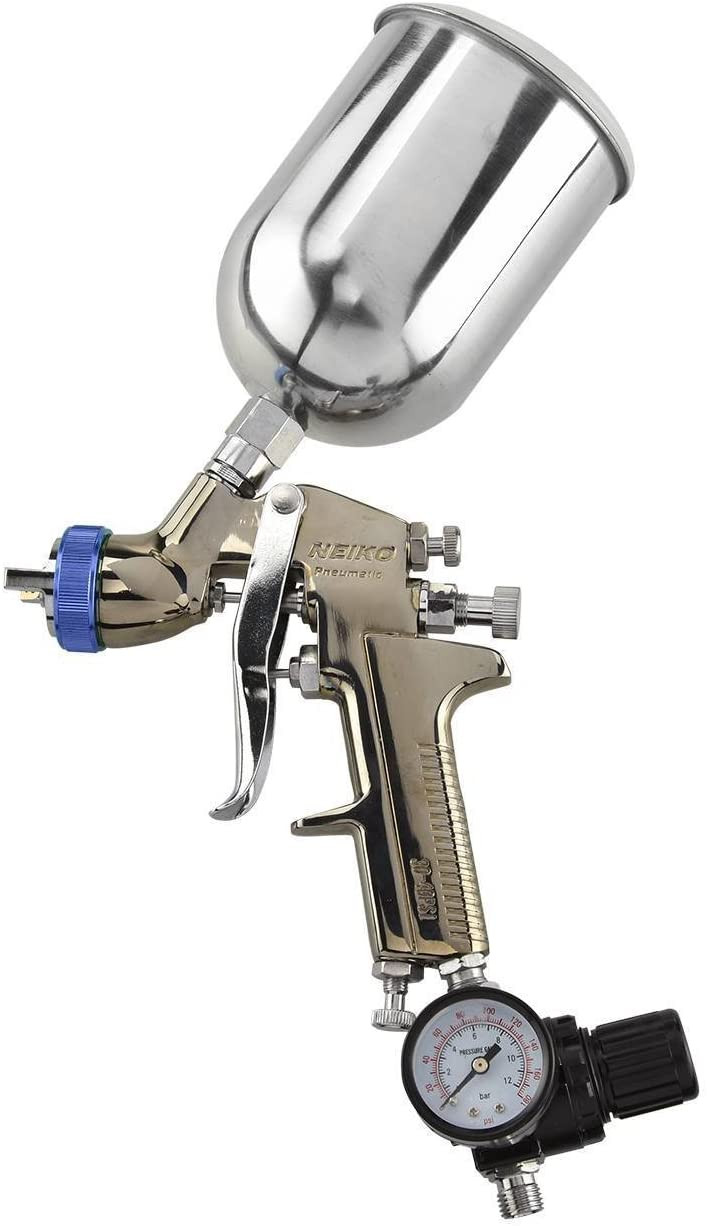 NEIKO Air Spray Paint Gun, HVLP with Gravity Feed, 1.3 MM Nozzle