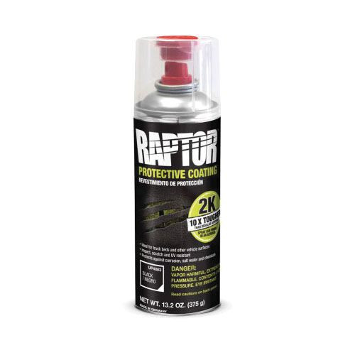メンテナンス RAPTOR LINER U-POL® RAPTOR® UP4883 2K Bedliner Aerosol, 13.2 oz Aerosol Can