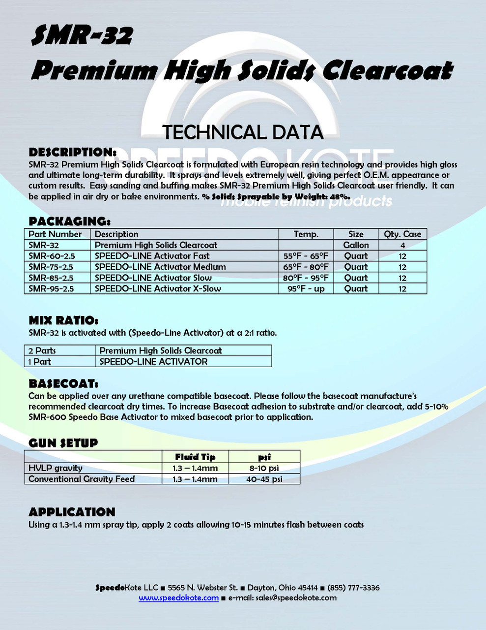 Premium High Solids Clear Coat (NO ACTIVATOR)