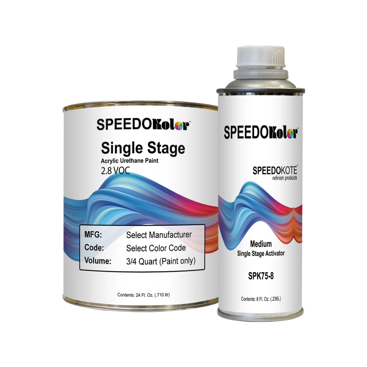 Kia Motors 1D Clear White Single Stage Acrylic Urethane Color (Quart Kit)