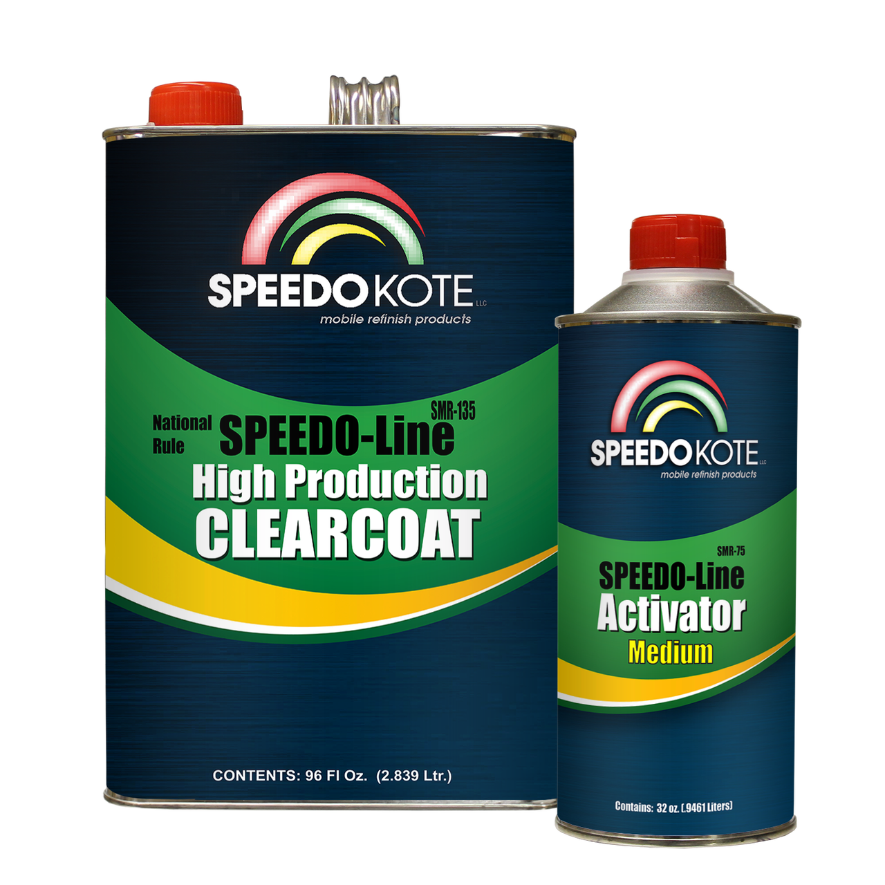 SMR-135/75-K-M Automotive Medium Dry Clear Coat, 3:1 mix Clearcoat -  Speedokote LLC