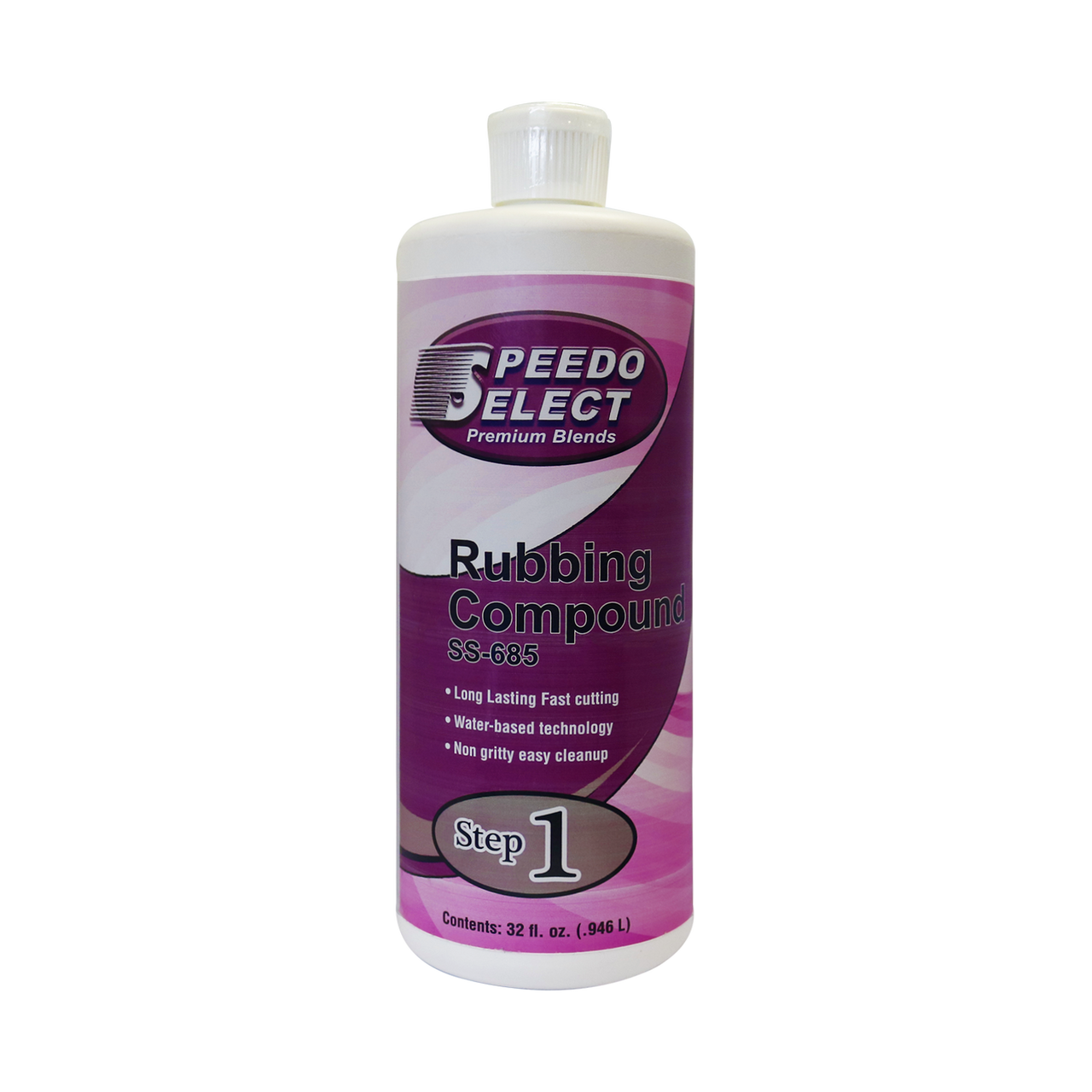 Step 1, SS-685 Rubbing Compound Removes 1200 Grit, Fast Cut, No Dry-Out -  Speedokote LLC