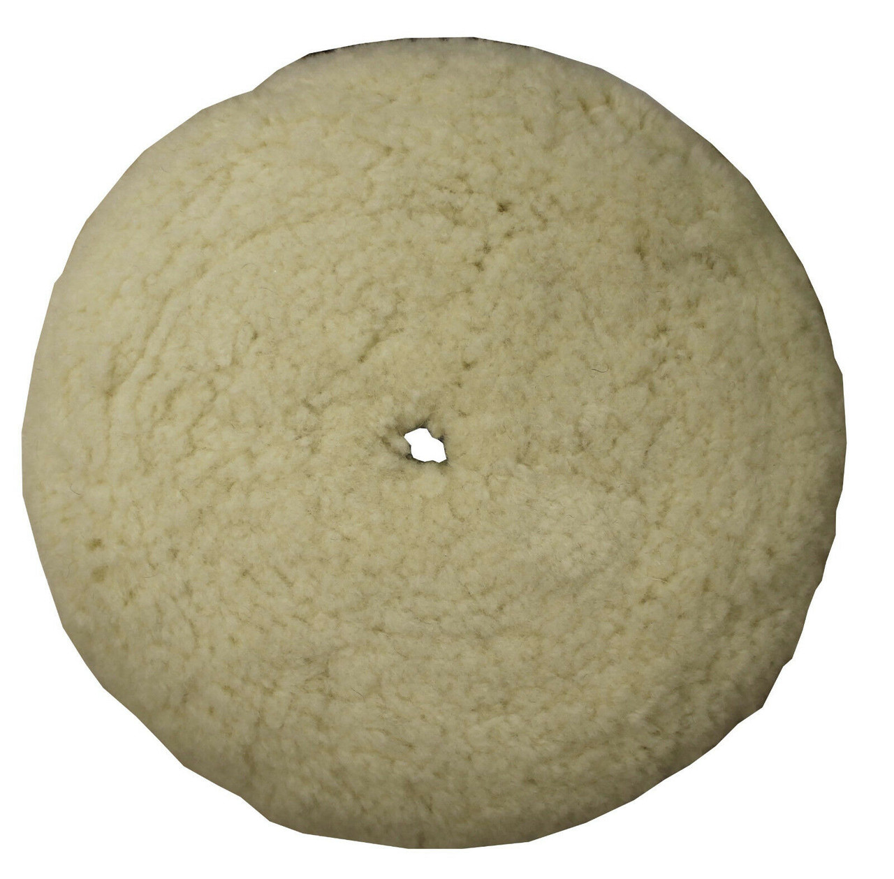Wool 9" HEAVY CUT Automotive Buffing Pad Single-Sided (6" Hook and Loop) SS-WOOL 