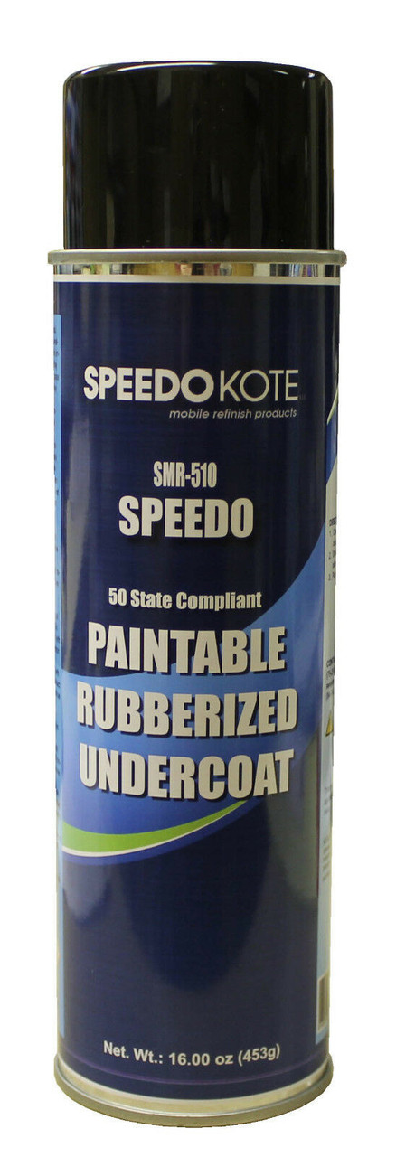 Paintable Rubberized Black Undercoat , Automotive Grade, 16 oz. Aerosol, SMR-510
