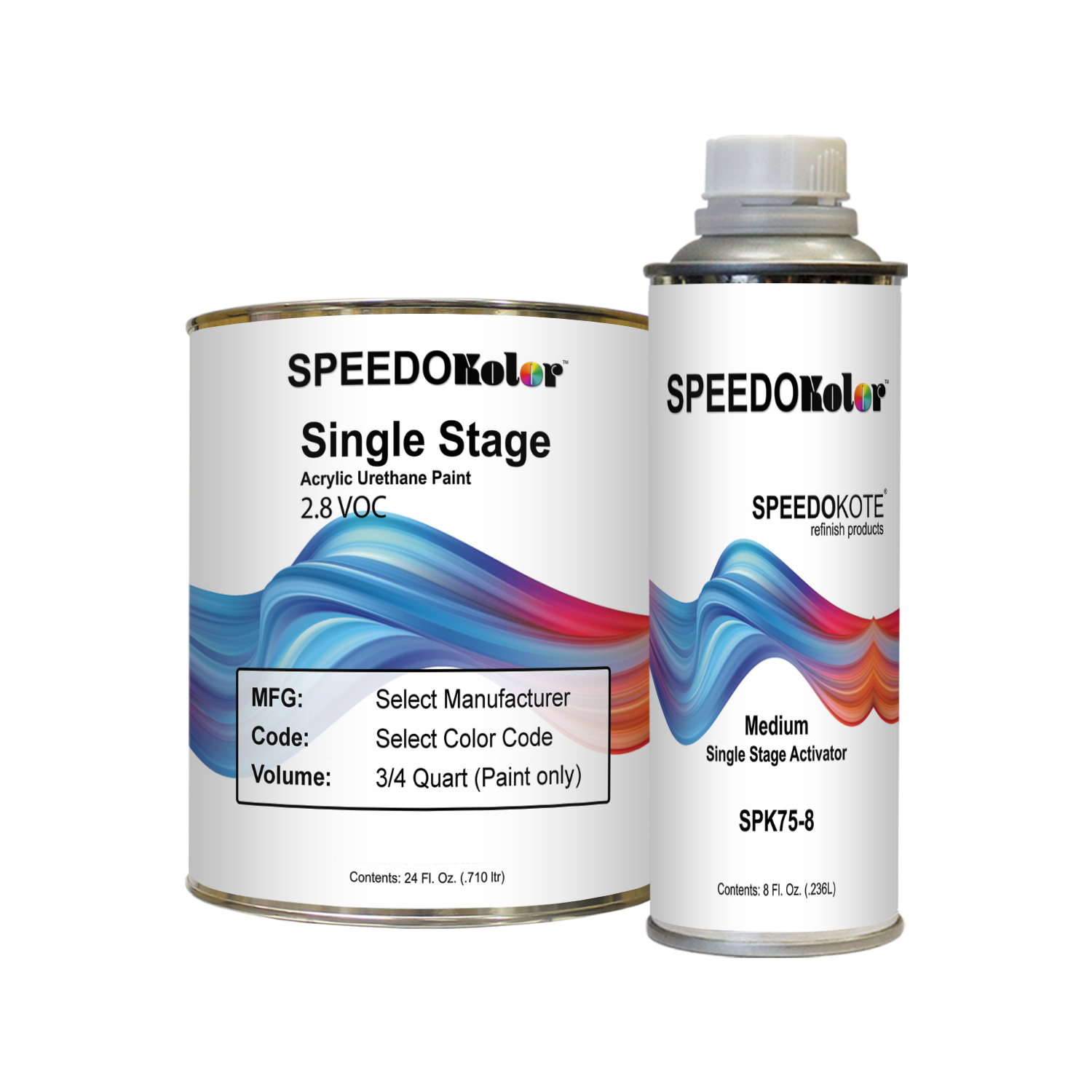 Single Stage Acrylic Urethane Color Request (Quart Kit) Speedokote LLC